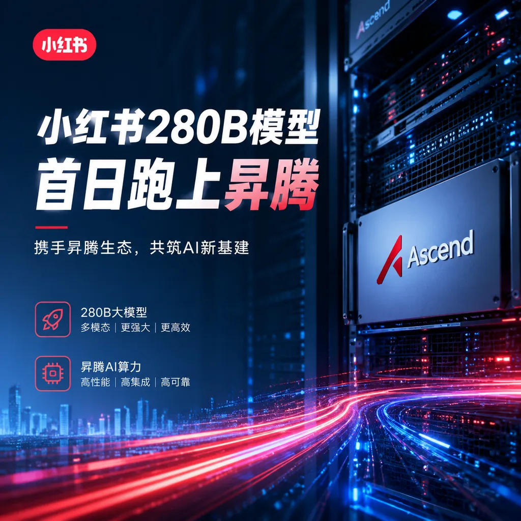 Xiaohongshu’s 280B Model Runs on Ascend on Day One