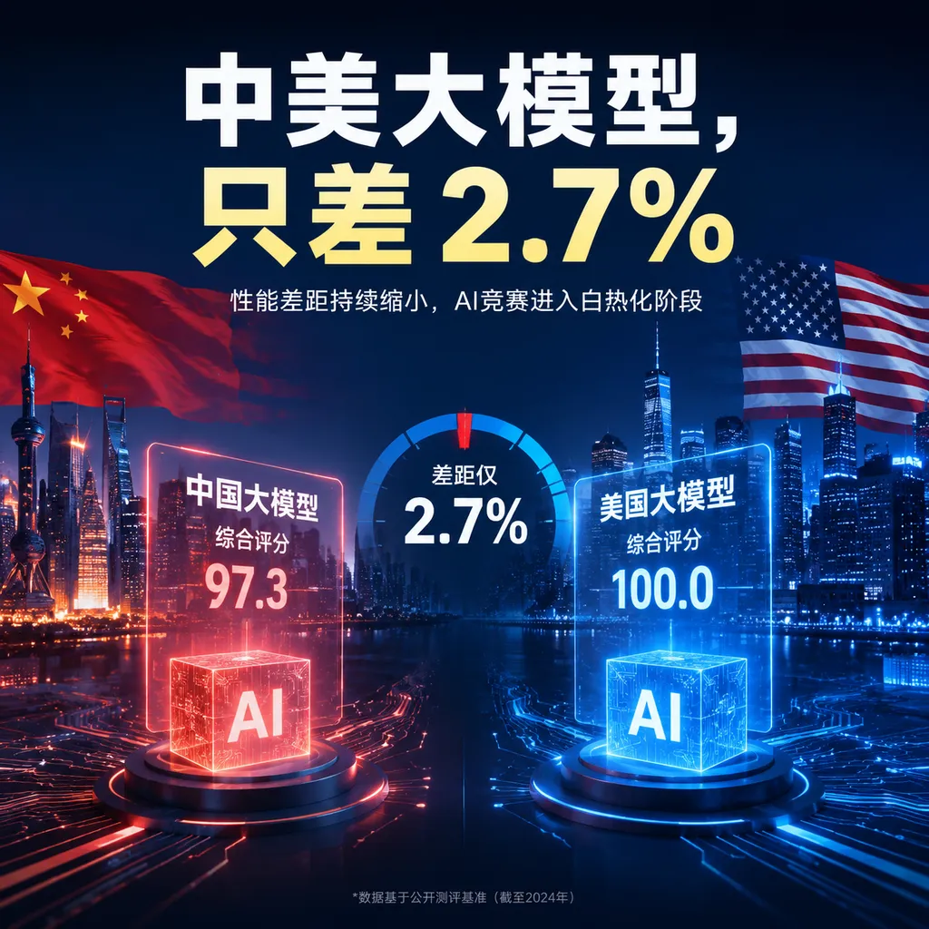 Chinese and U.S. Large Models Are Only 2.7% Apart