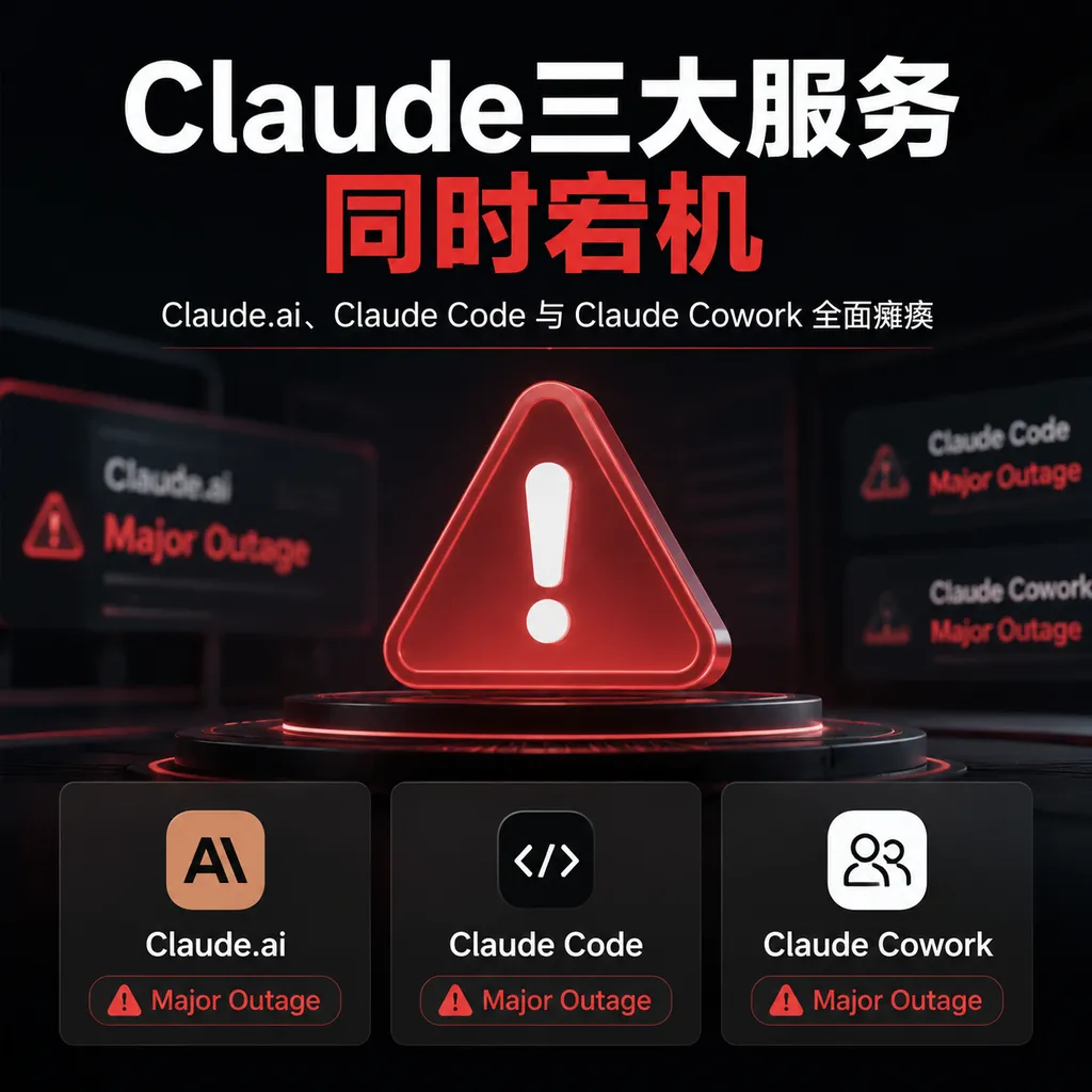 Claude三大服务同时宕机