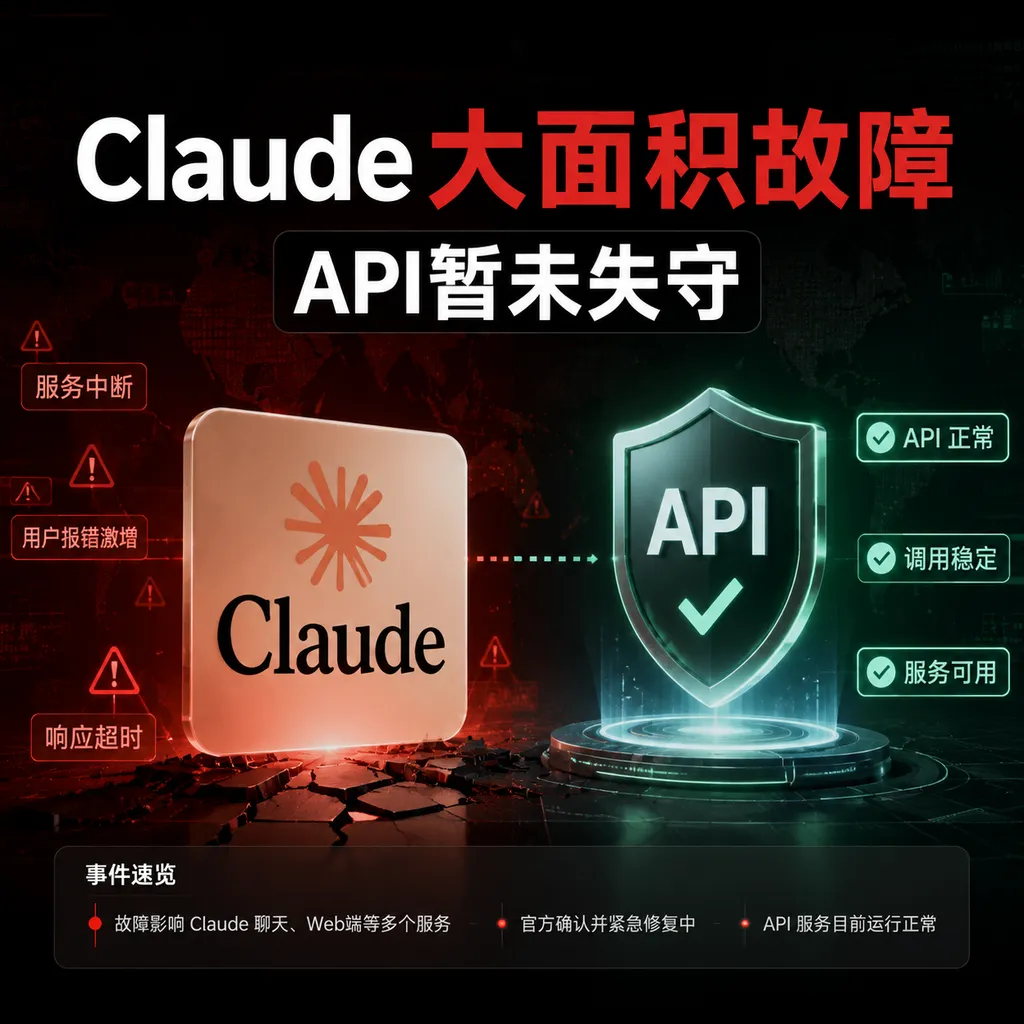 Claude Suffers Widespread Outage, API Unaffected for Now