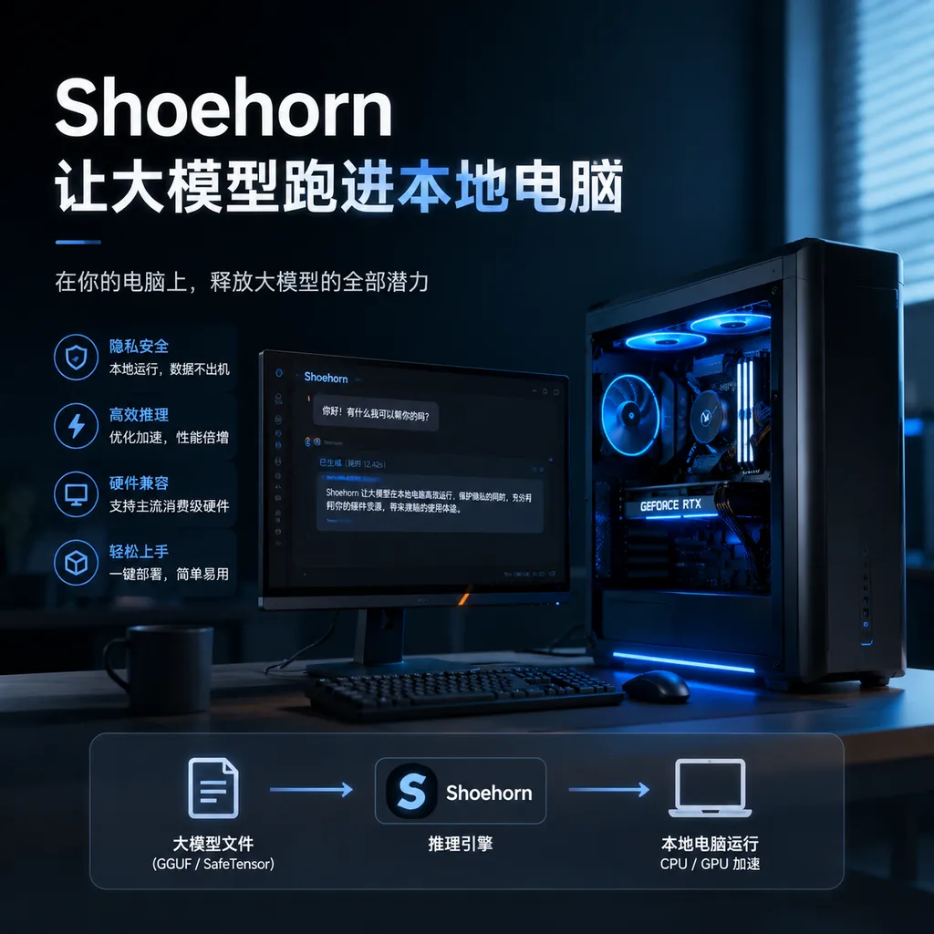 Shoehorn让大模型跑进本地电脑