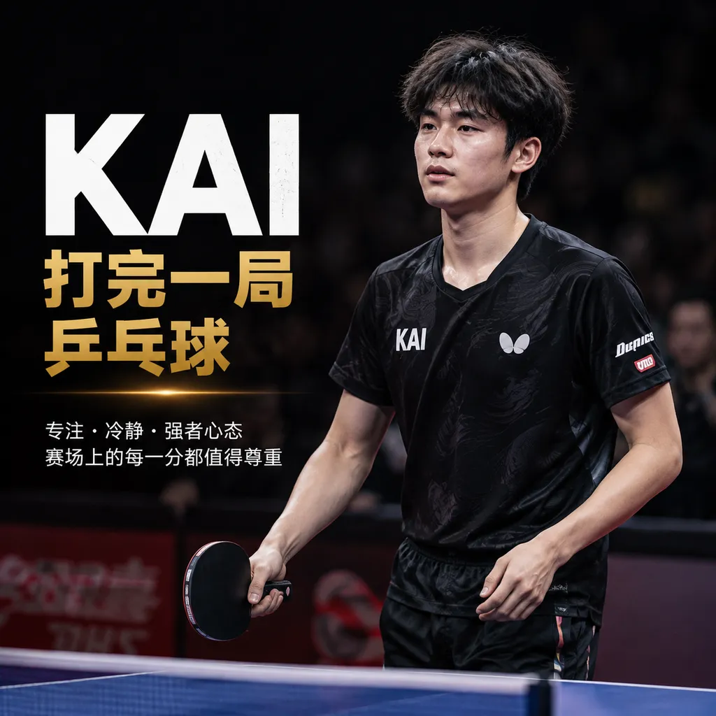 KAI打完一局乒乓球