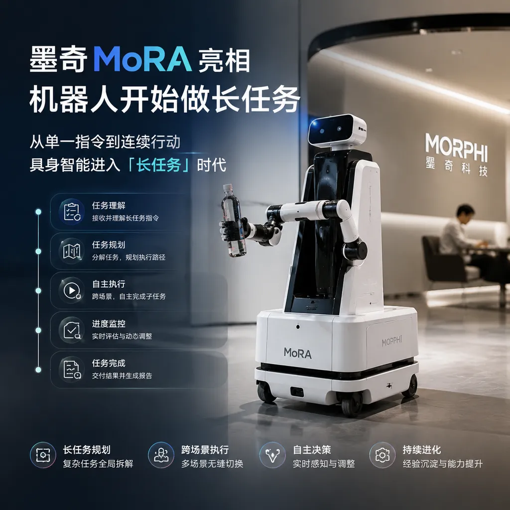 MoQi MoRA Makes Its Debut: Robots Begin Tackling Long-Horizon Tasks