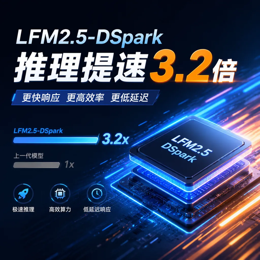 LFM2.5-DSpark推理提速3.2倍