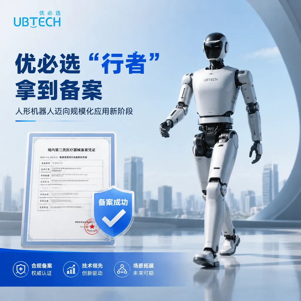 UBTECH’s “Walker” Secures Registration