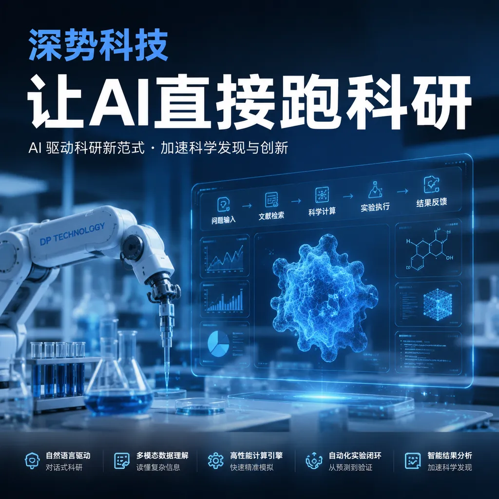 深势科技让AI直接跑科研