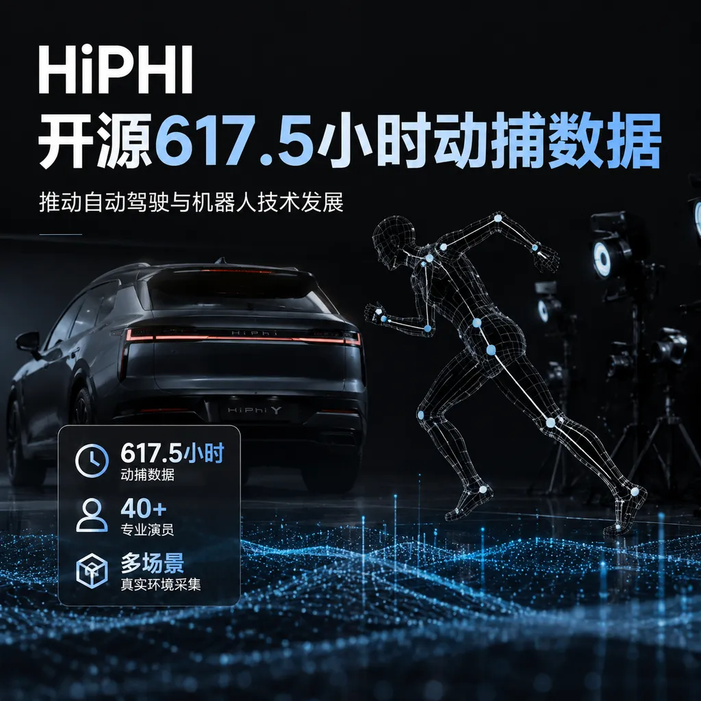 HiPHI Open-Source 617.5-Hour Motion Capture Dataset