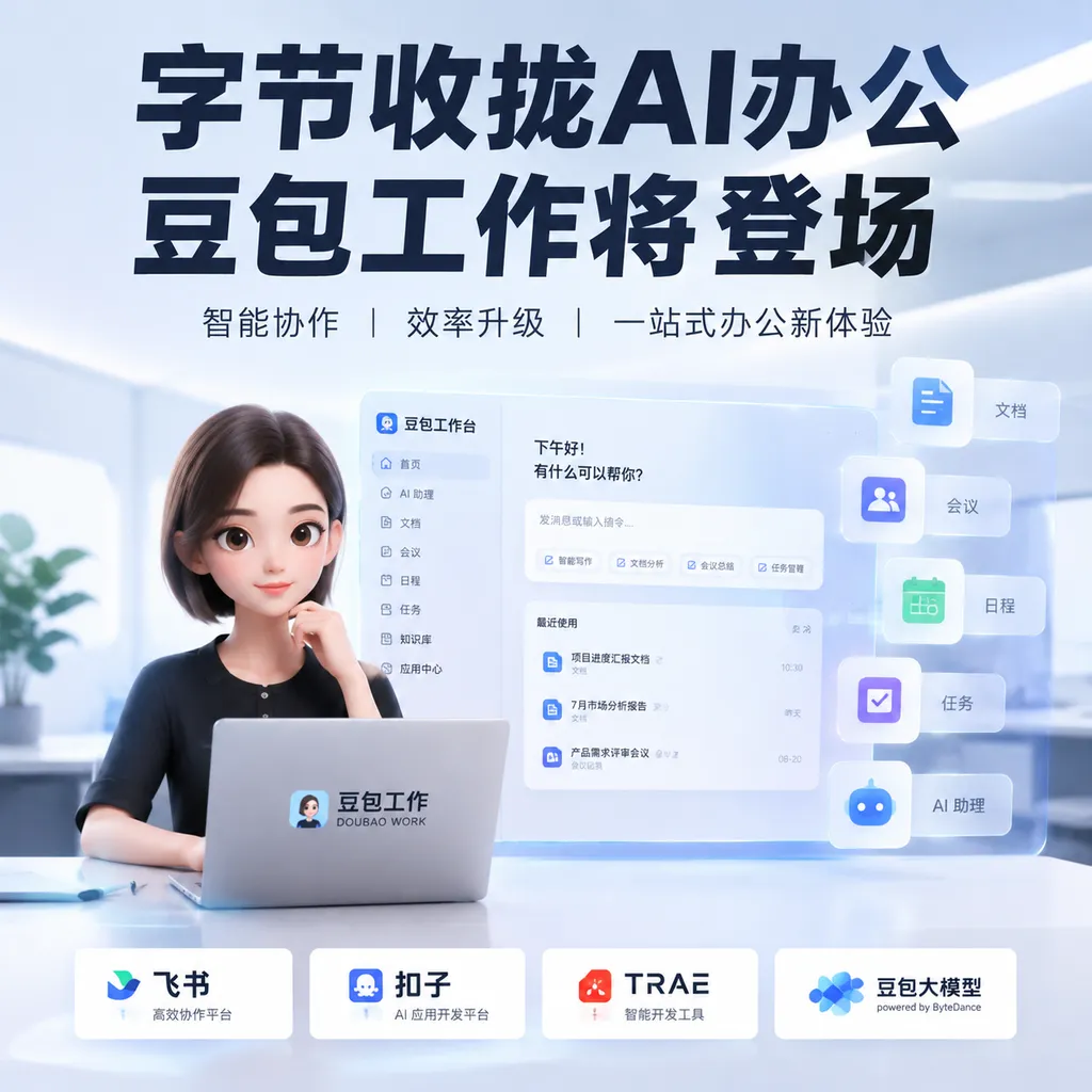 字节收拢AI办公,豆包工作将登场