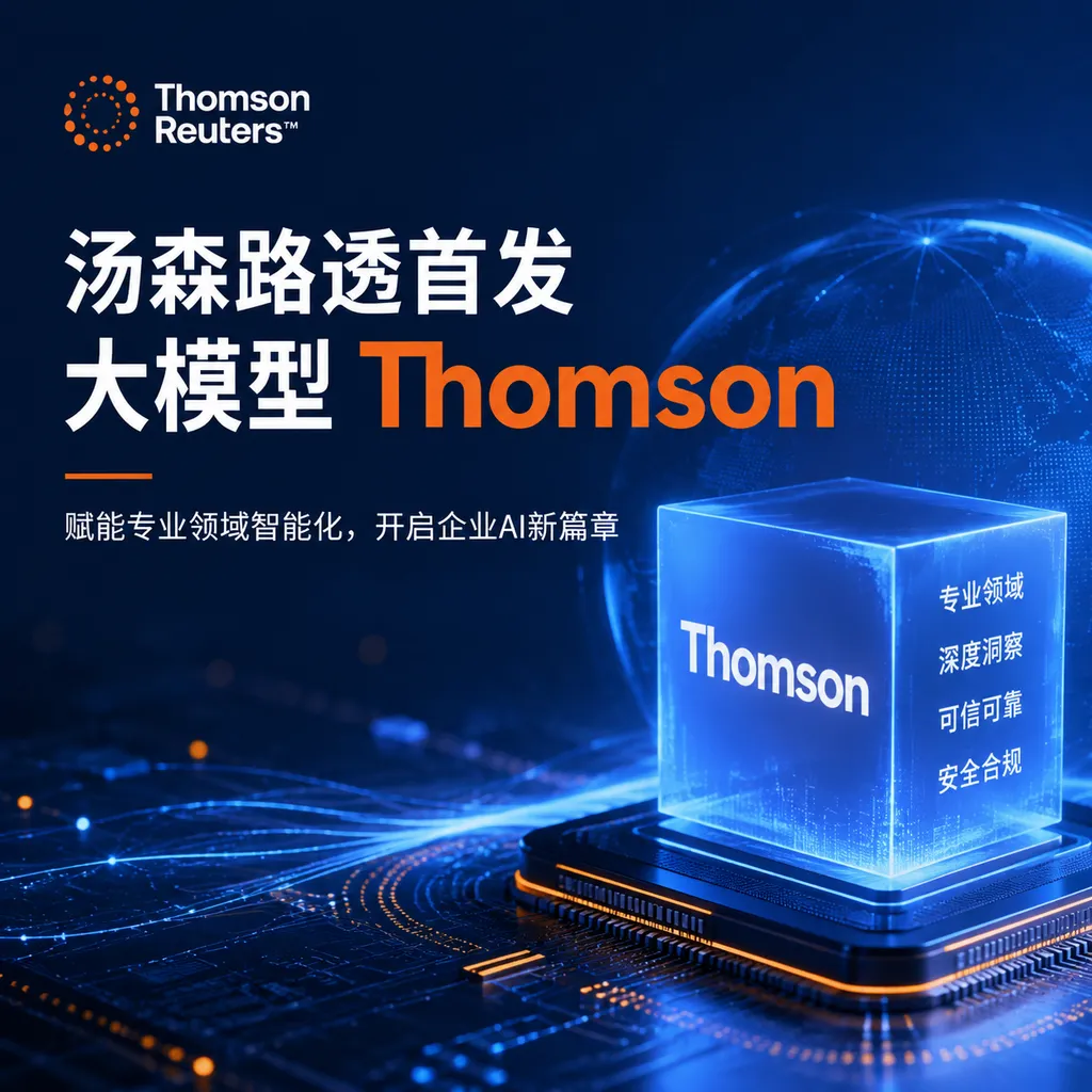 汤森路透首发大模型Thomson