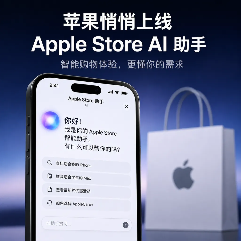 苹果悄悄上线 Apple Store AI 助手