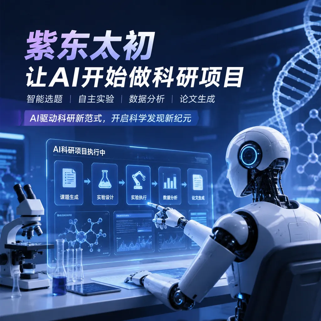 紫东太初让AI开始做科研项目