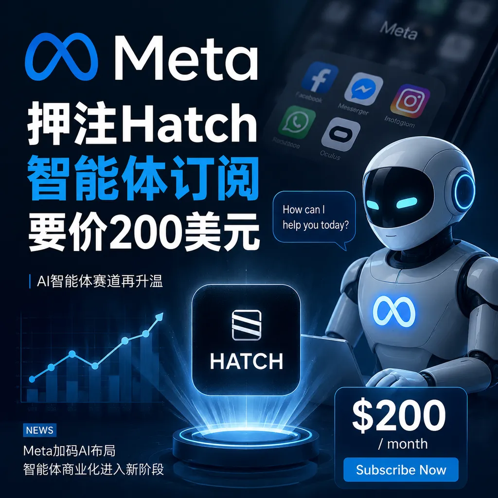 Meta Bets on Hatch, Pricing Its Agent Subscription at $200