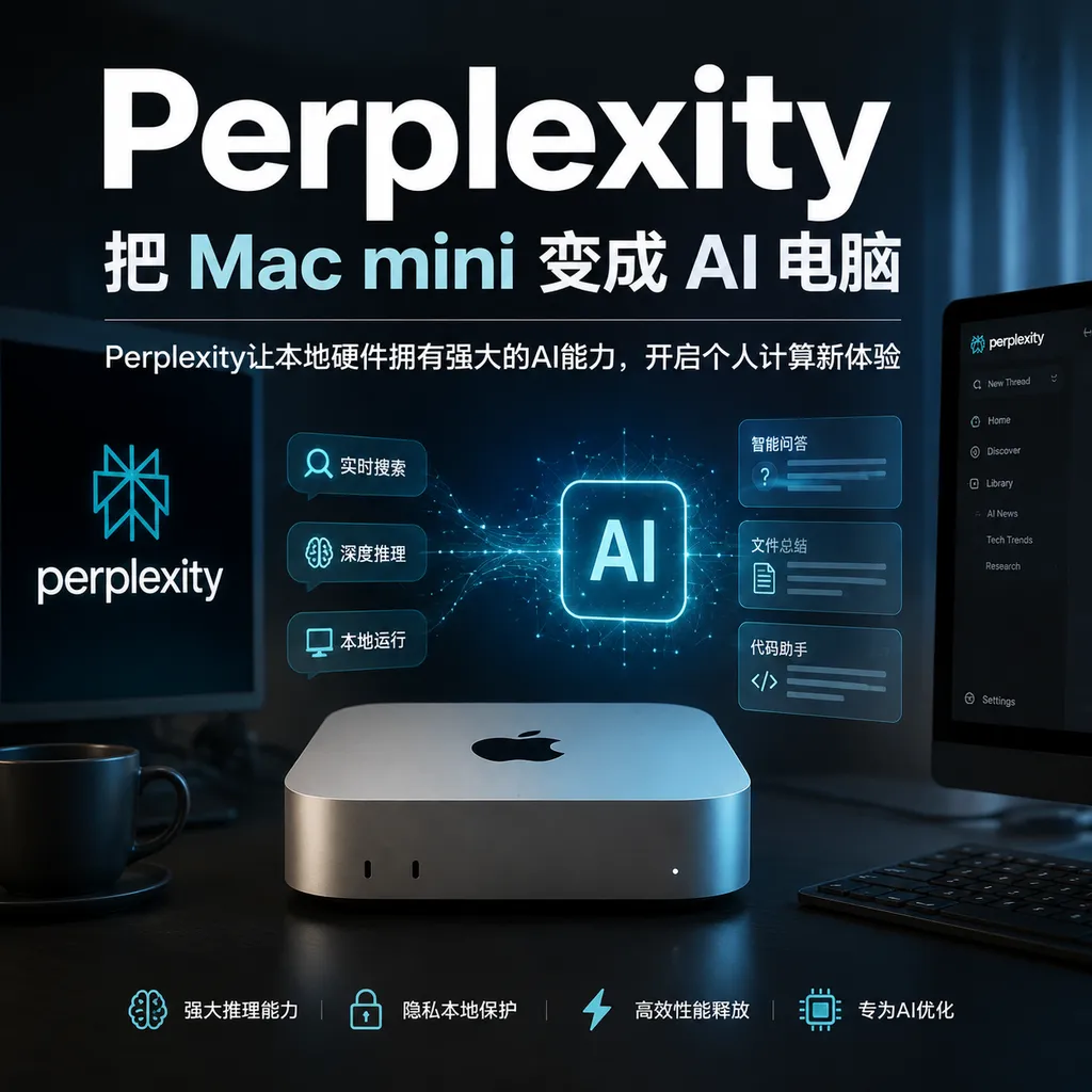 Perplexity把Mac mini变成AI电脑