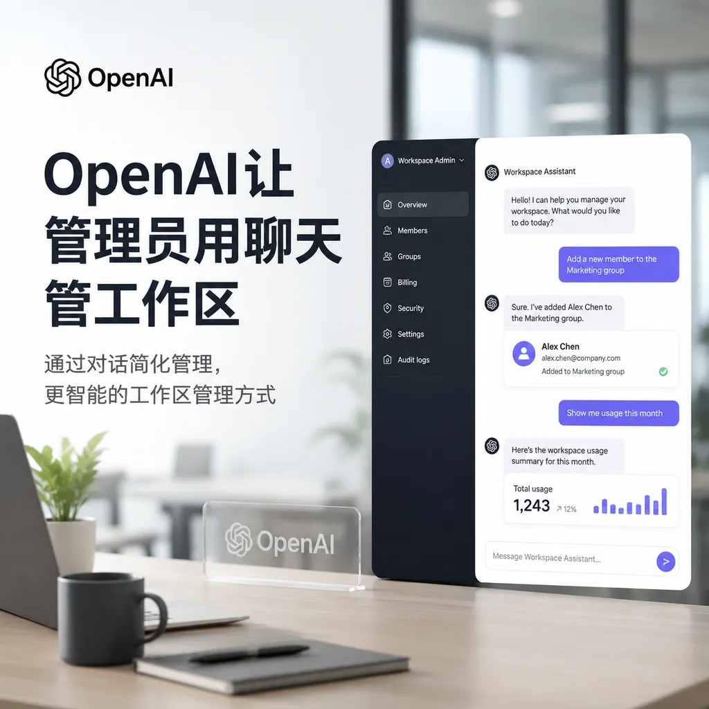 OpenAI让管理员用聊天管工作区