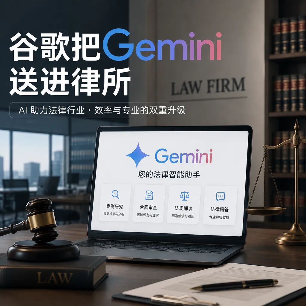 谷歌把Gemini送进律所