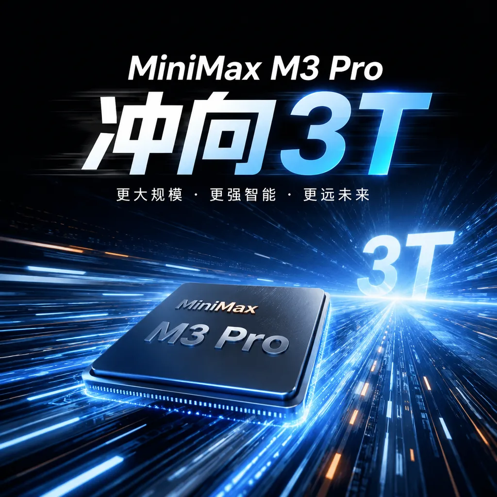 MiniMax M3 Pro冲向3T