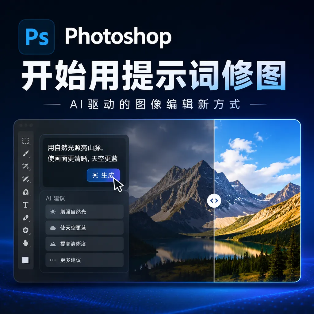 Photoshop Starts Editing Photos with Prompts