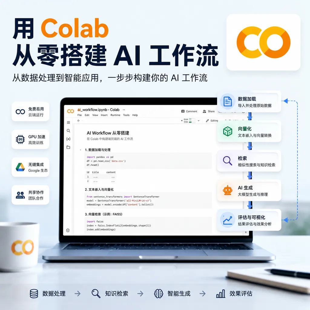 用 Colab 从零搭建 AI 工作流