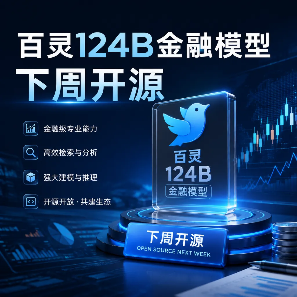 百灵124B金融模型下周开源