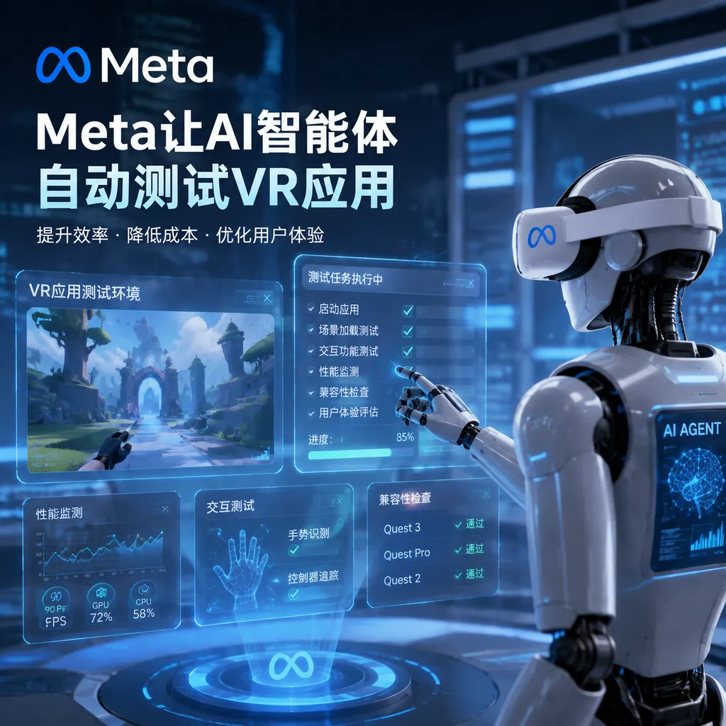 Meta让AI智能体自动测试VR应用