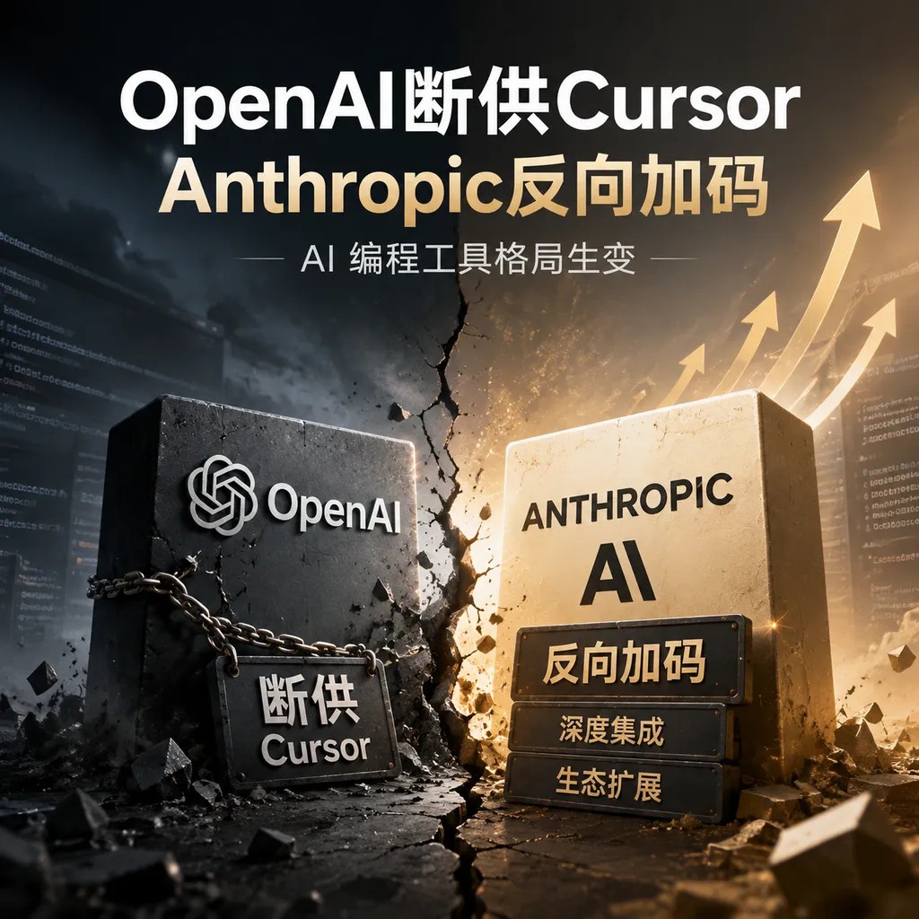 OpenAI断供Cursor,Anthropic反向加码
