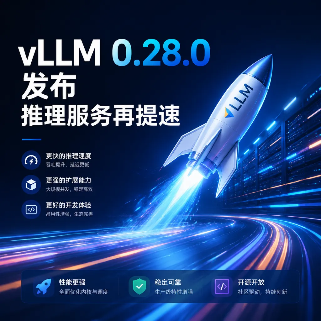 vLLM 0.28.0发布,推理服务再提速