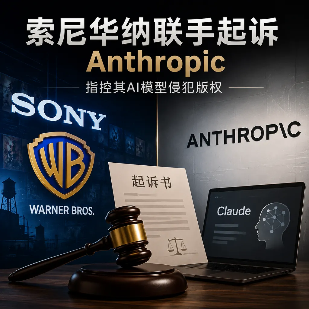 索尼华纳联手起诉Anthropic