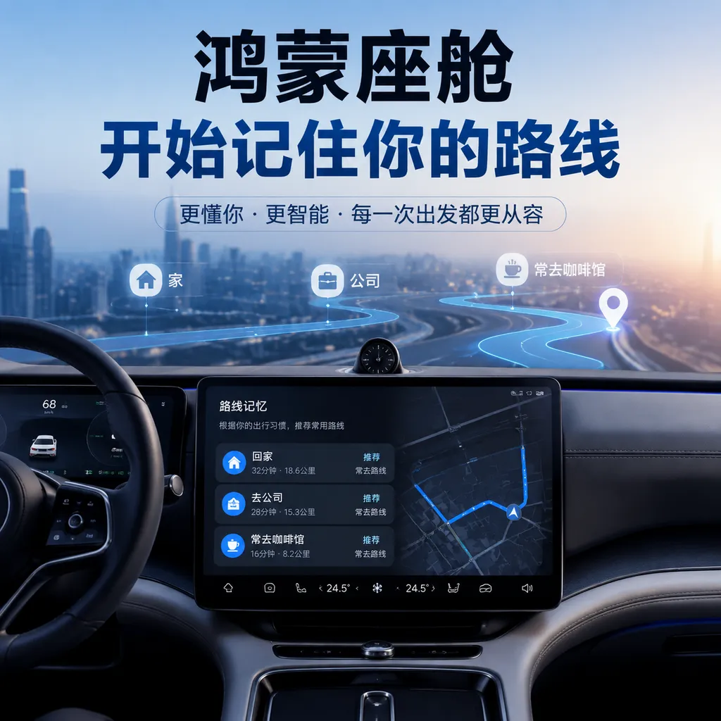 鸿蒙座舱开始记住你的路线