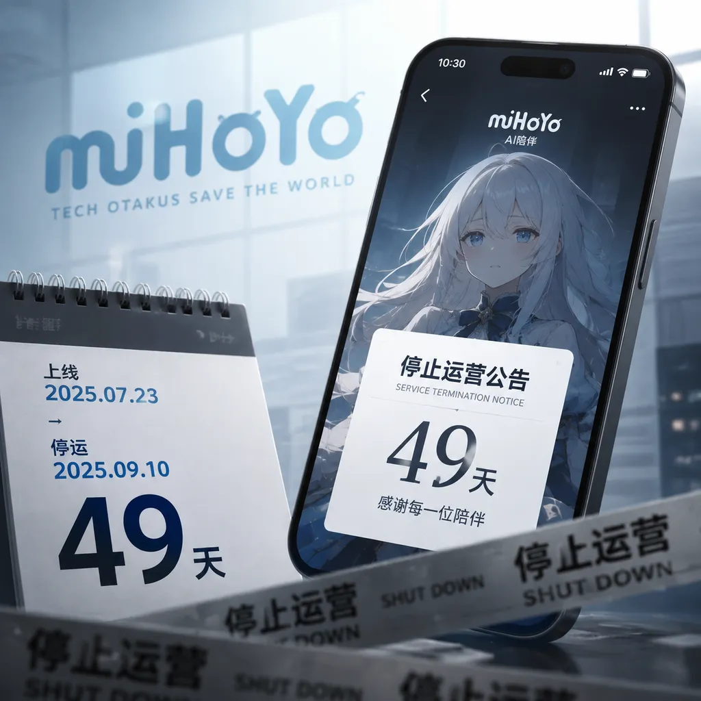 米哈游 AI 陪伴产品上线49天停运