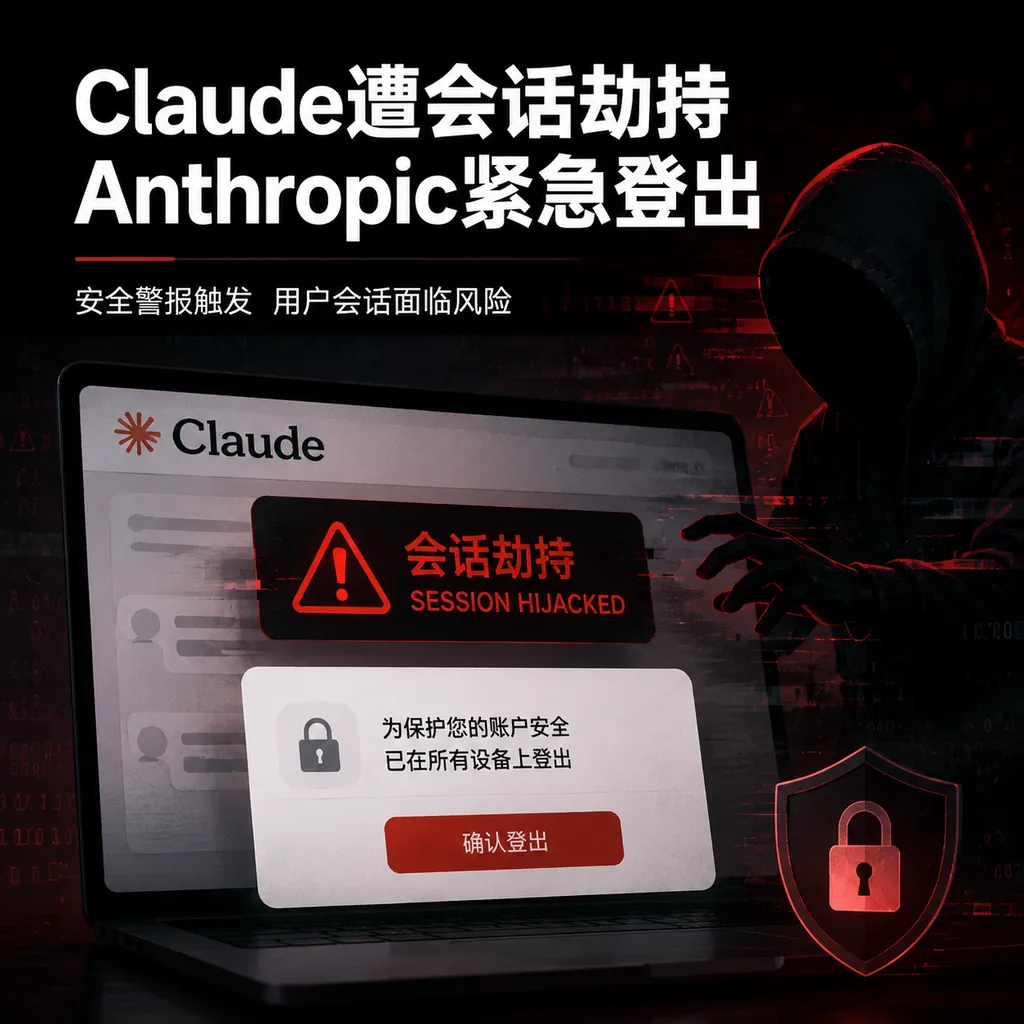 Claude遭会话劫持,Anthropic紧急登出