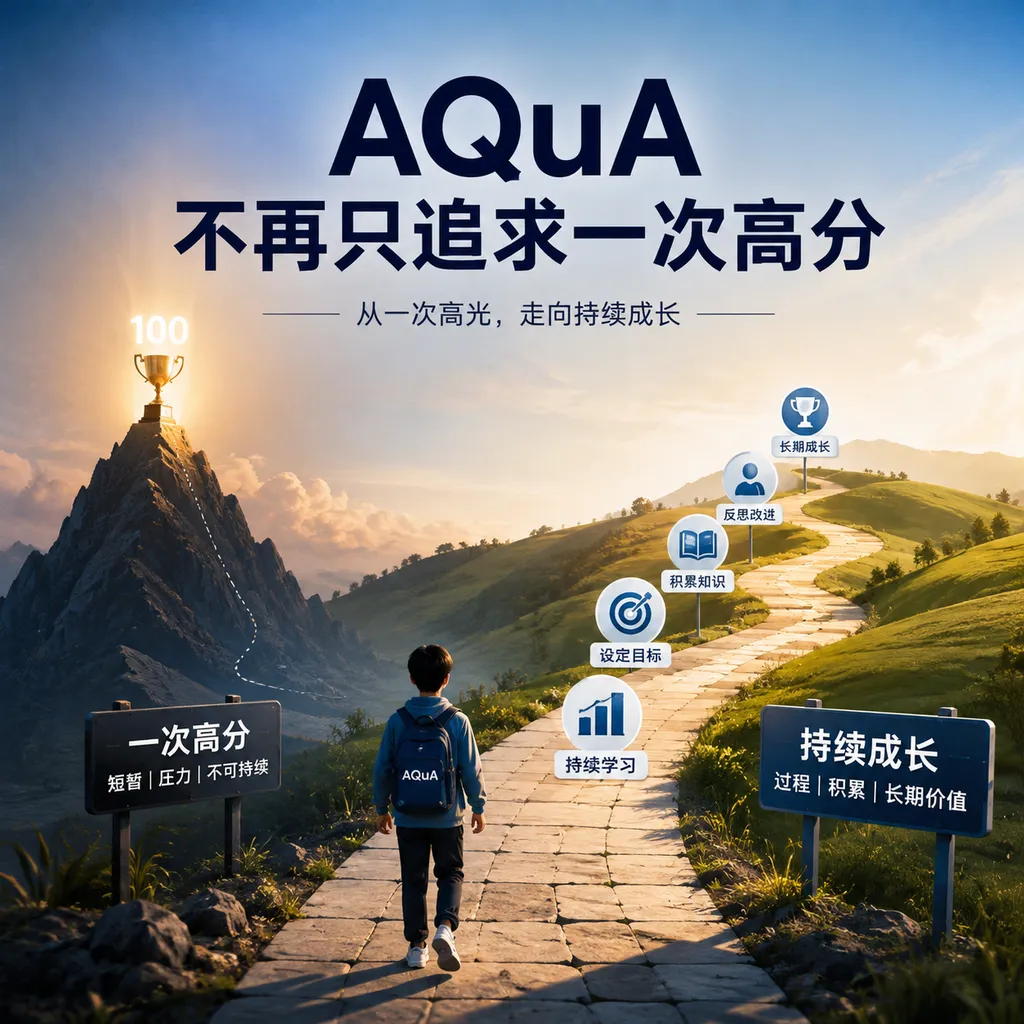 AQuA不再只追求一次高分