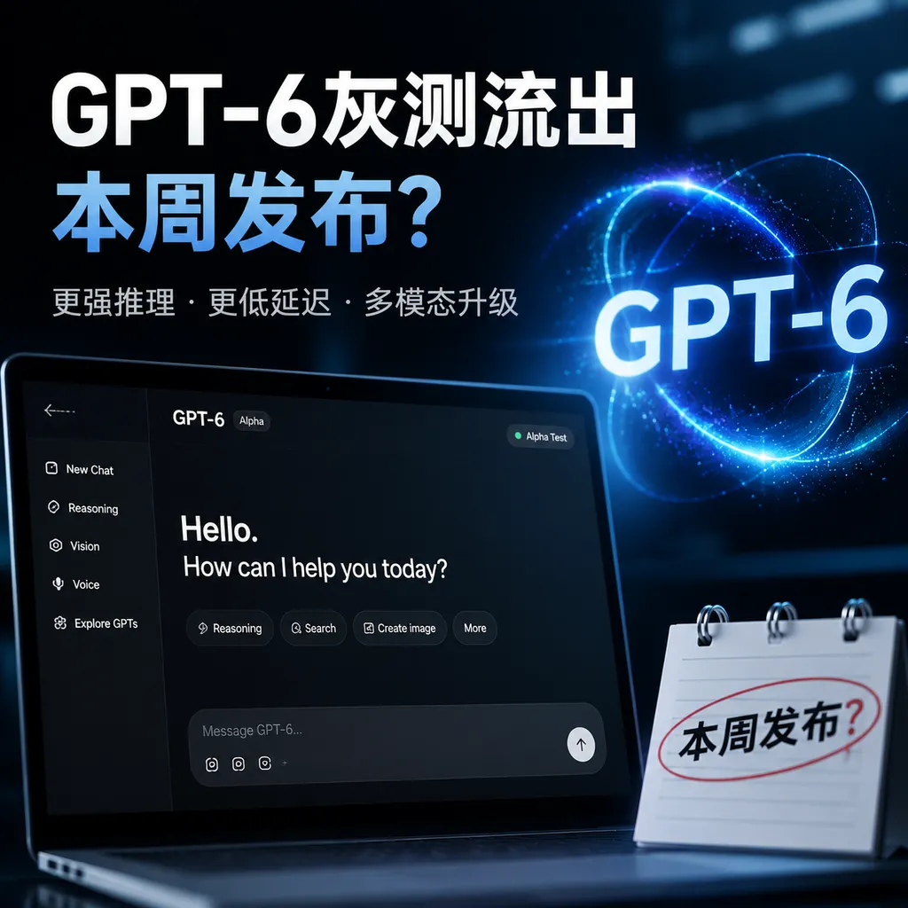 GPT-6灰测流出,本周发布?