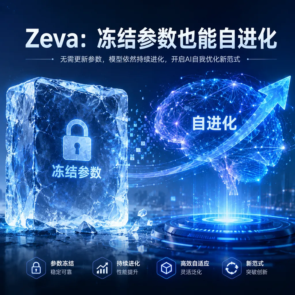 Zeva:冻结参数也能自进化