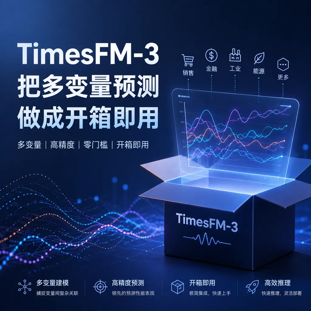TimesFM-3 Makes Multivariate Forecasting Work Out of the Box