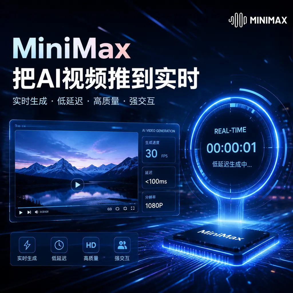 MiniMax把AI视频推到实时