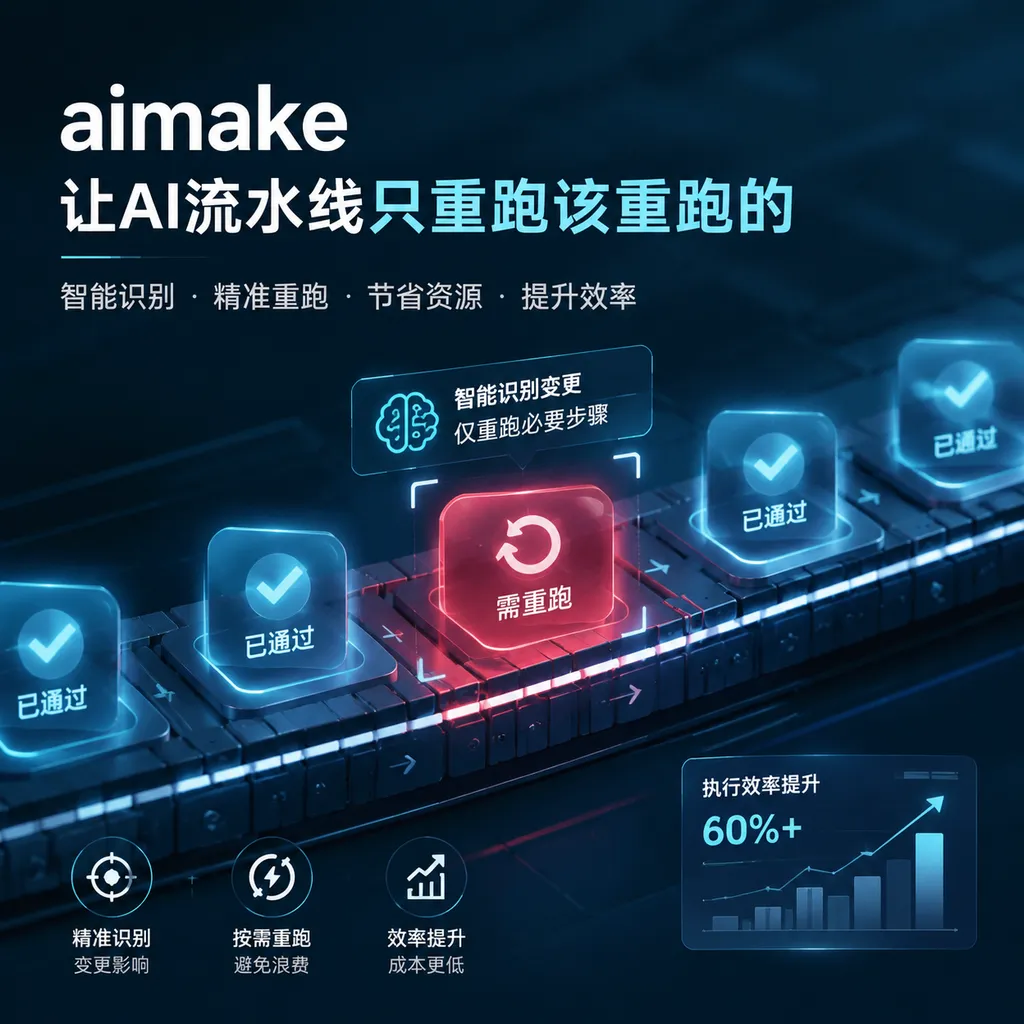 aimake让AI流水线只重跑该重跑的