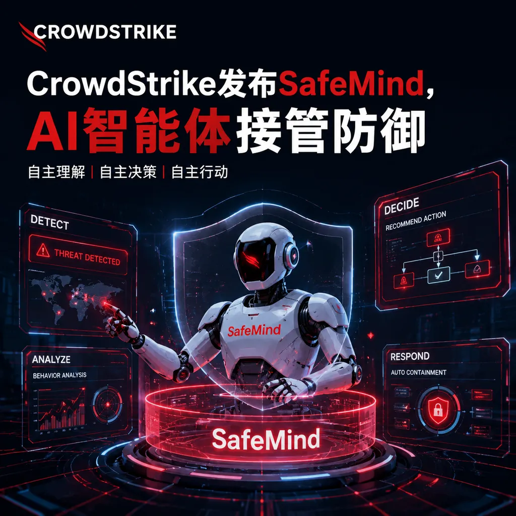 CrowdStrike发布SafeMind,AI智能体接管防御