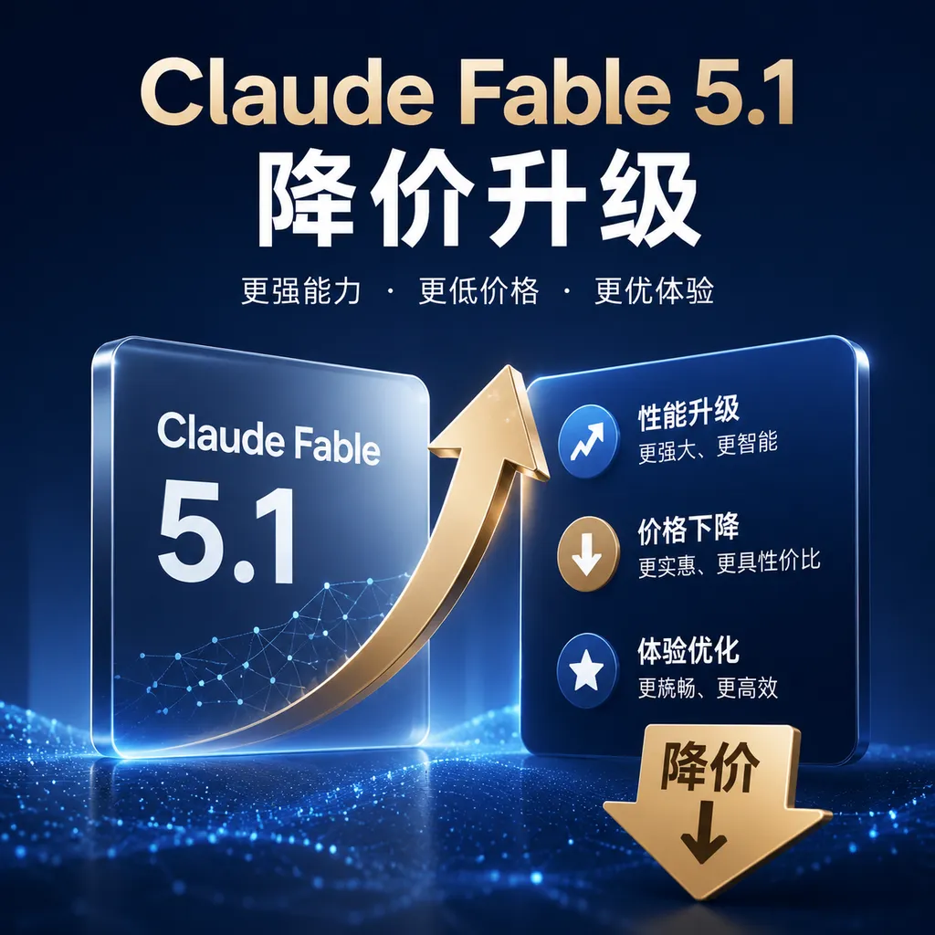 Claude Fable 5.1降价升级