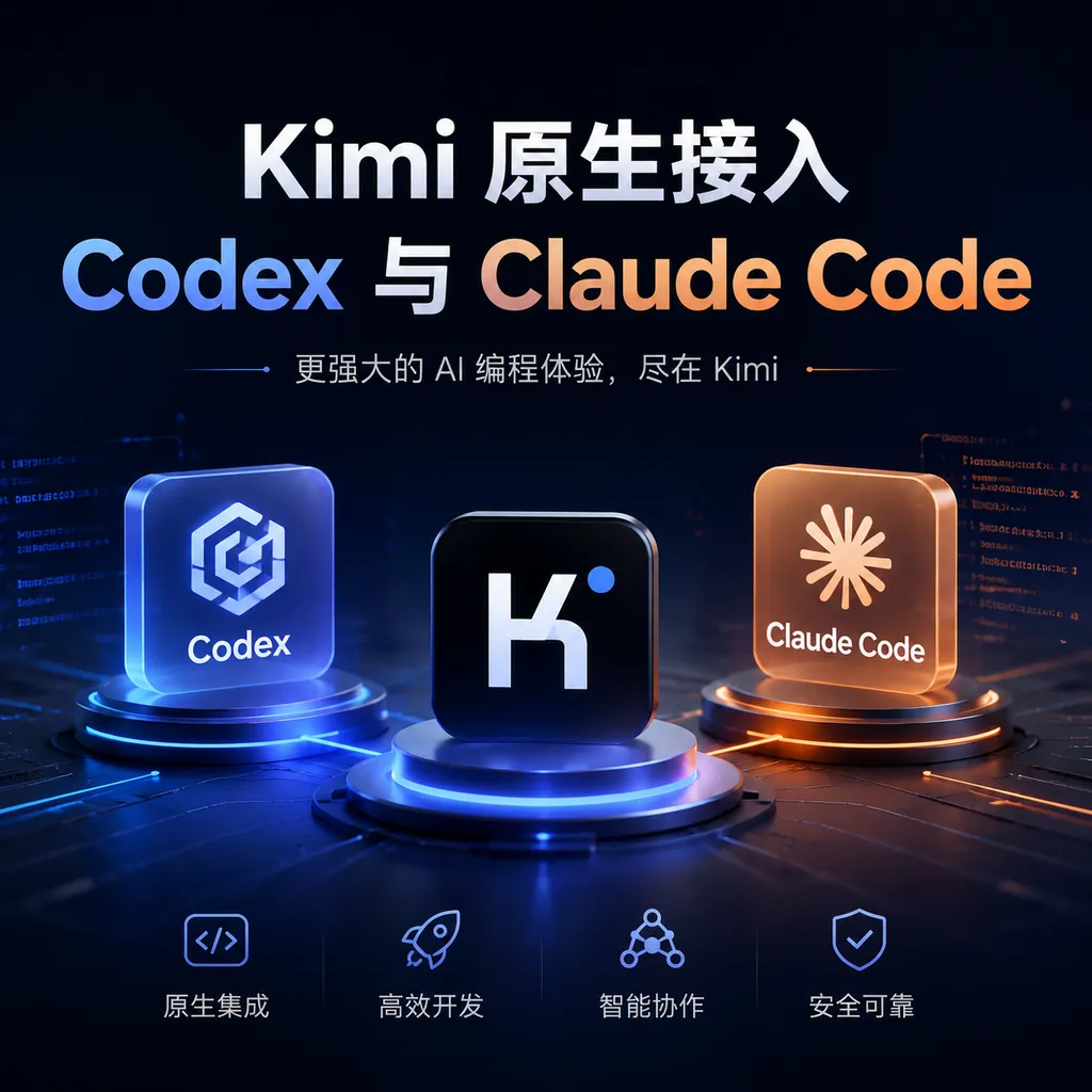 Kimi 原生接入 Codex 与 Claude Code