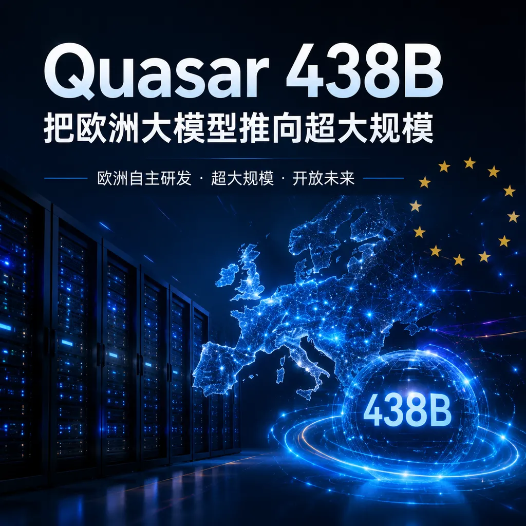 Quasar 438B,把欧洲大模型推向超大规模
