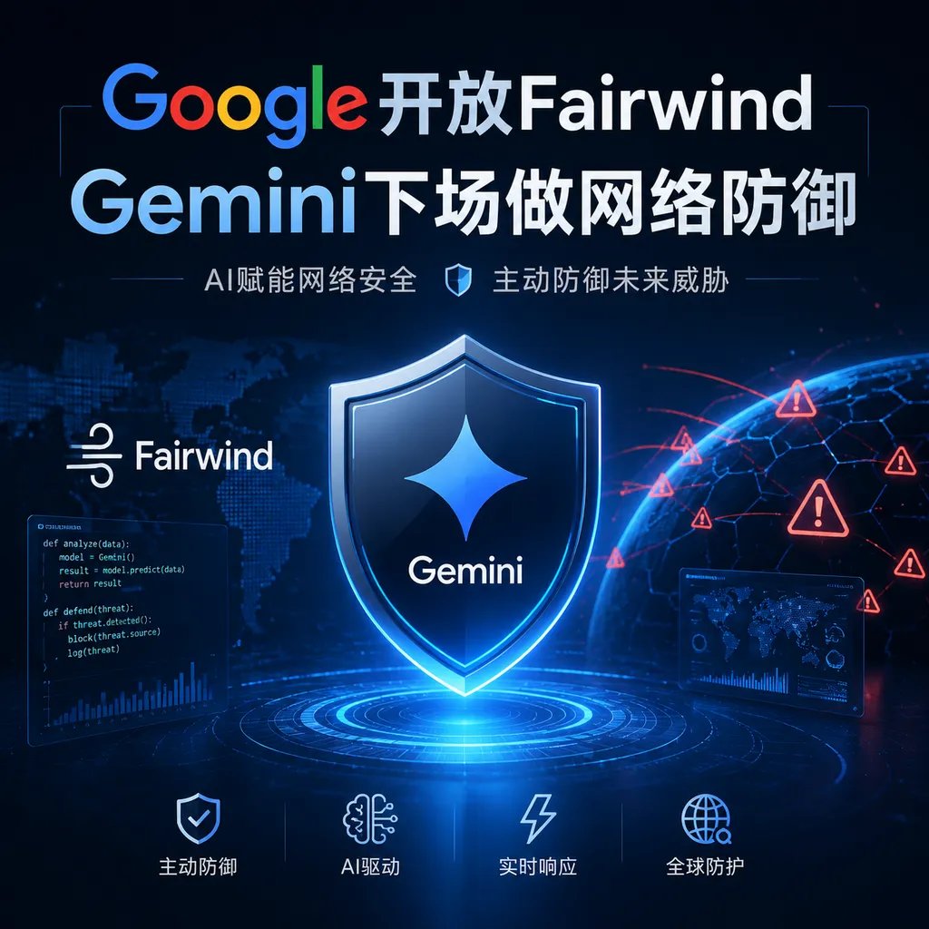 Google开放Fairwind,Gemini下场做网络防御