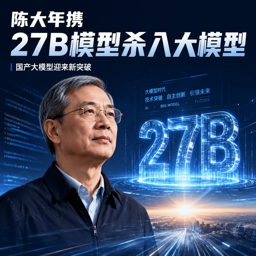 陈大年携27B模型杀入大模型