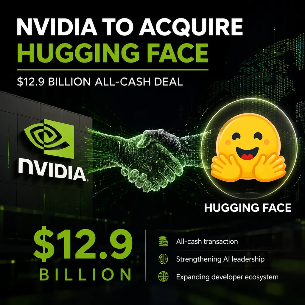 英伟达129亿美元收购Hugging Face