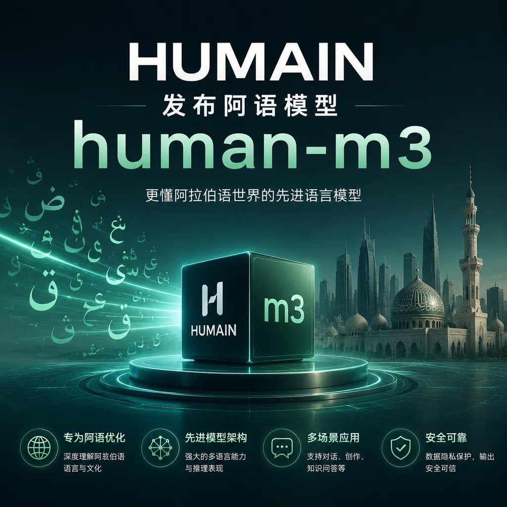 HUMAIN发布阿语模型human-m3
