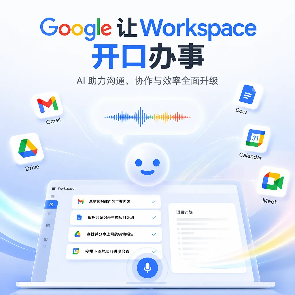 Google让Workspace开口办事