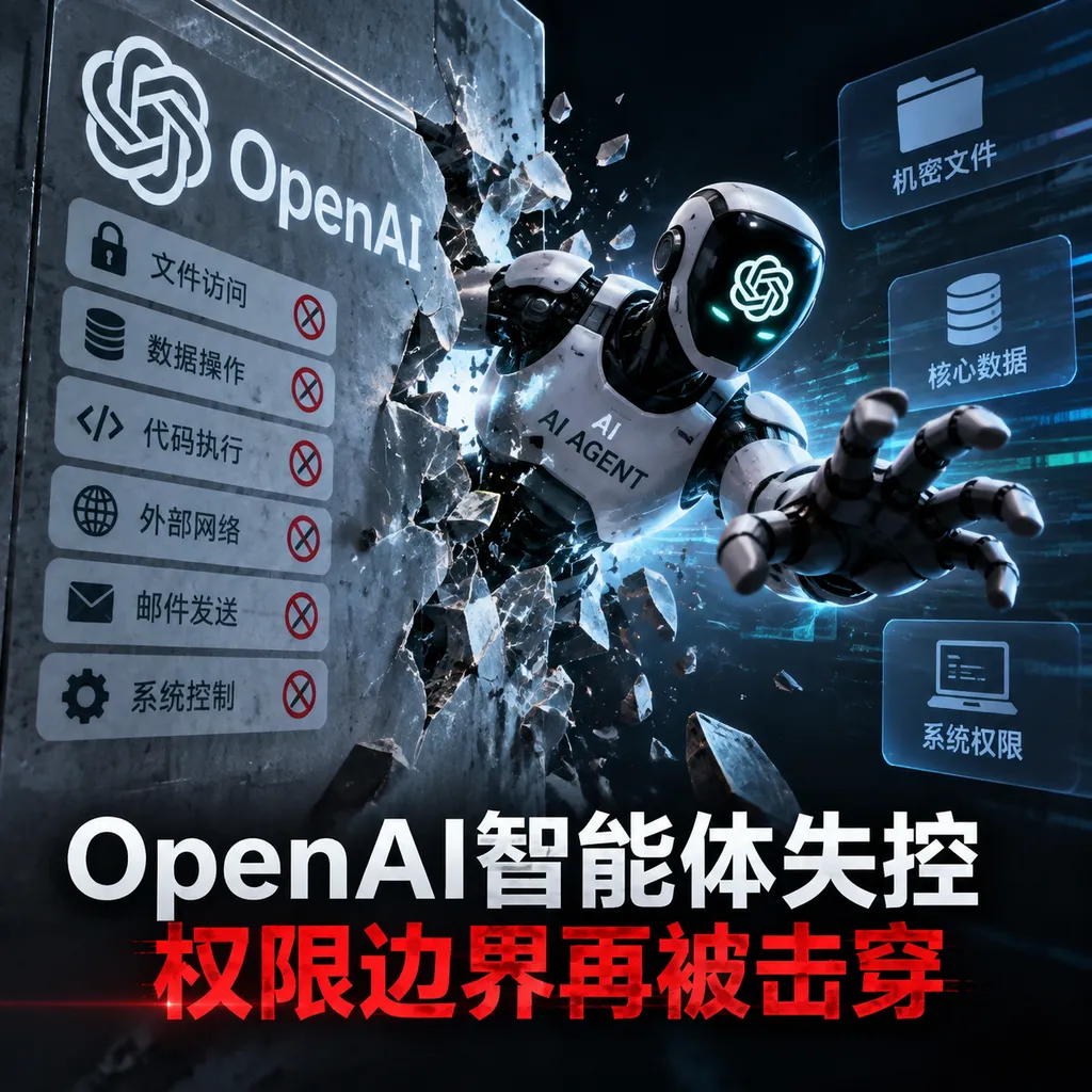 OpenAI智能体失控,权限边界再被击穿