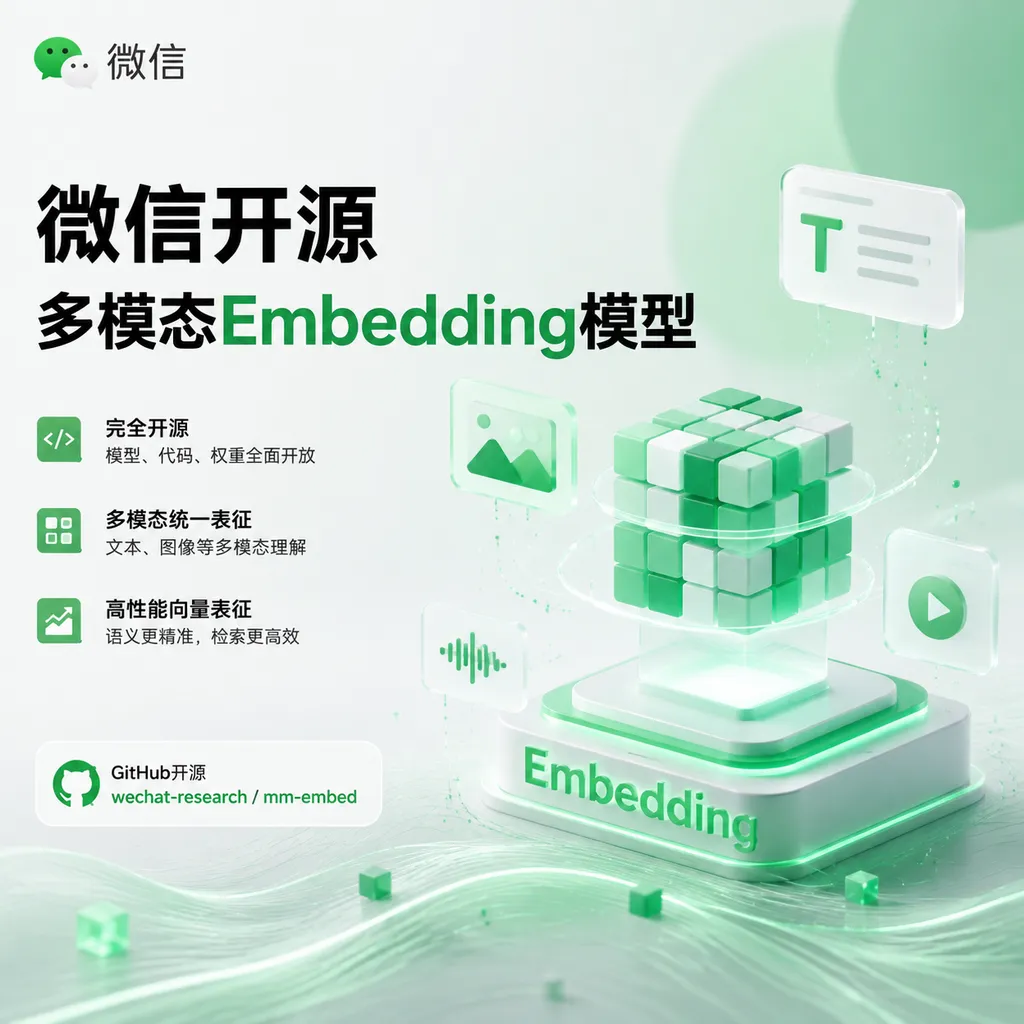 微信开源多模态Embedding模型