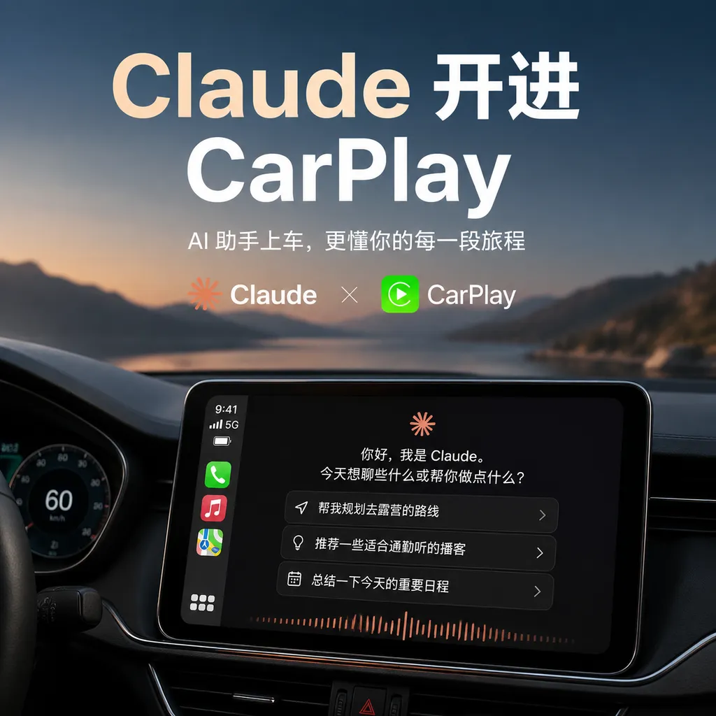 Claude 开进 CarPlay