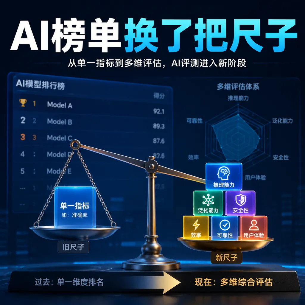 AI榜单换了把尺子
