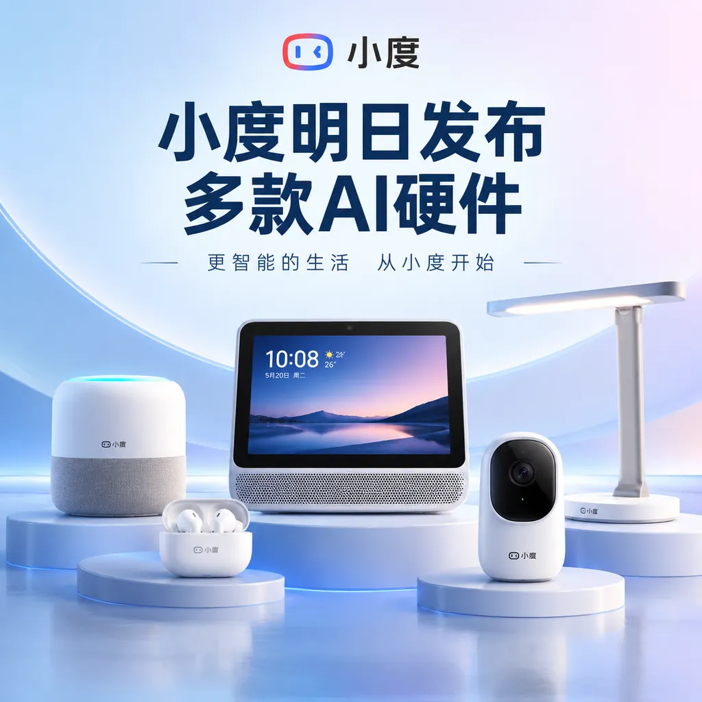 小度明日发布多款AI硬件